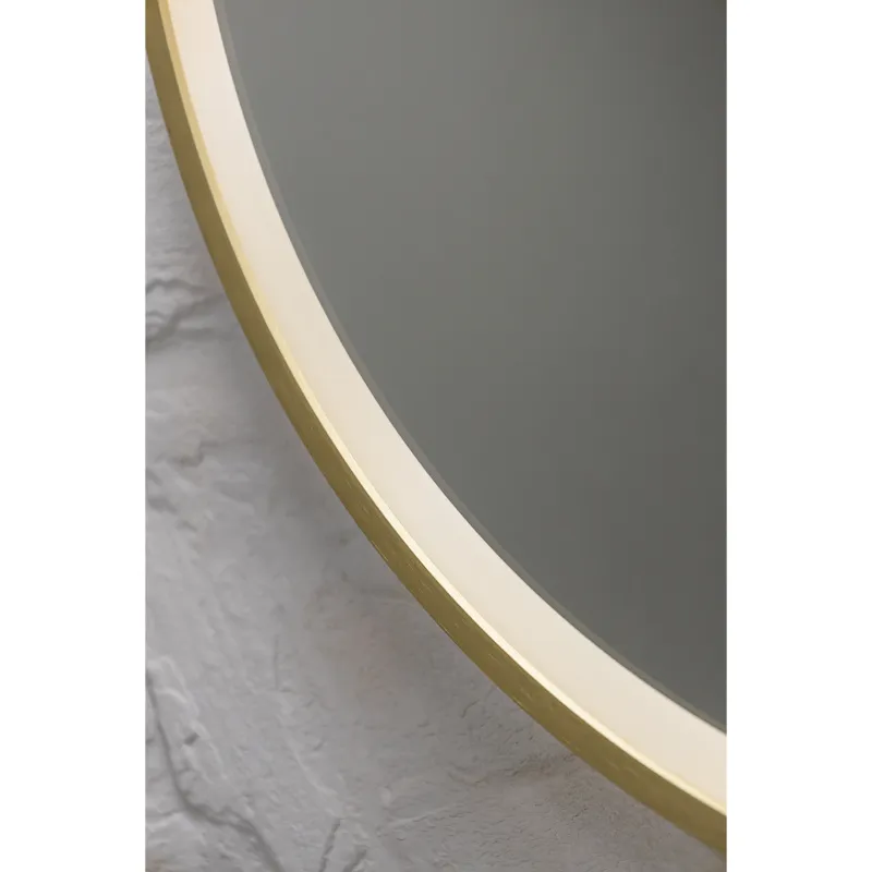 Зеркало Silver Mirrors Делуна/Deluna D600 TX (алюм. профиль, цвет золото, бесконтактный сенсор)