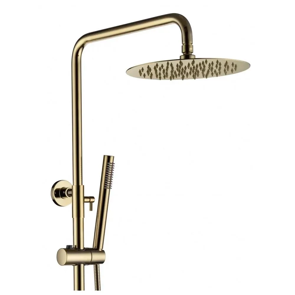 Душевая система с термостатом Grocenberg GB7005MG, матовое золото