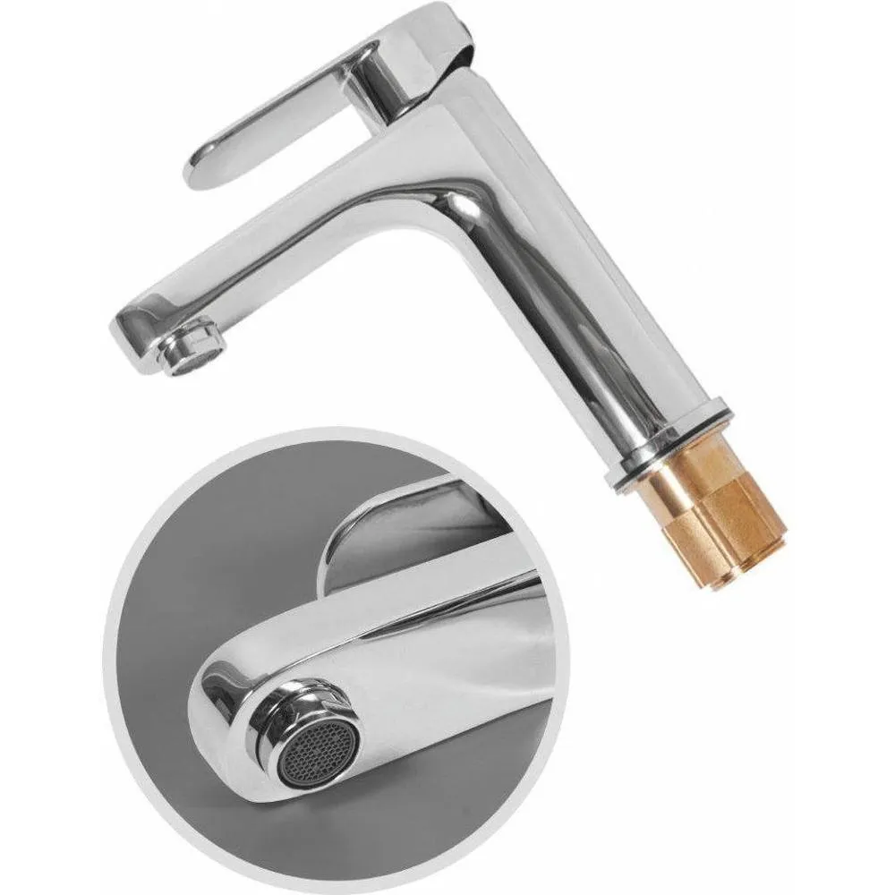 Смеситель для раковины Hansberge H1044C, хром