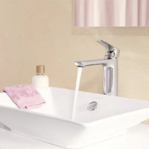 Смеситель для рааковны Jacob Delafon Aleo (E72299-4-CP) высокий