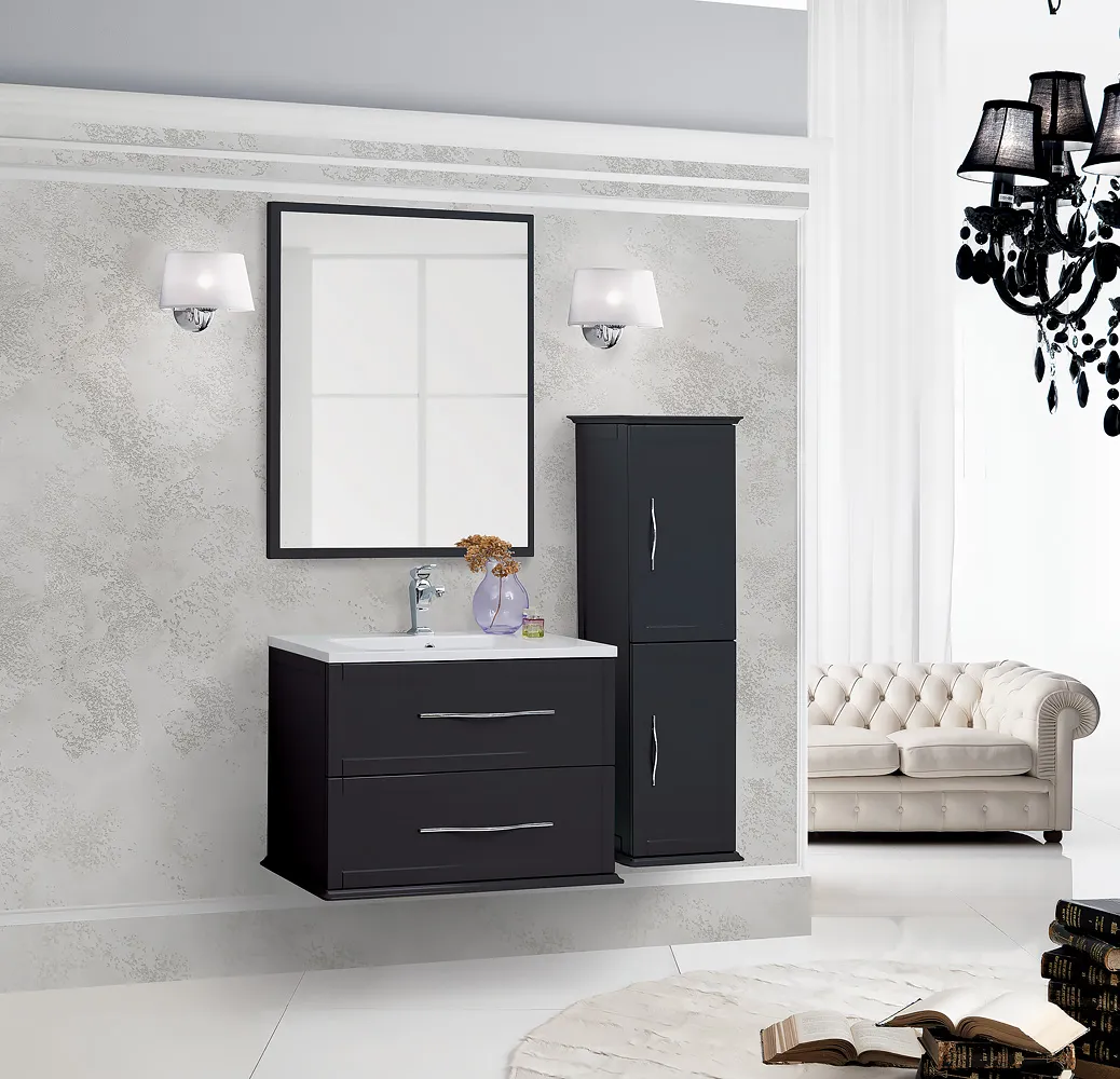 Зеркало Cezares Tiffany 590х40х900, Nero Grafite (45041)