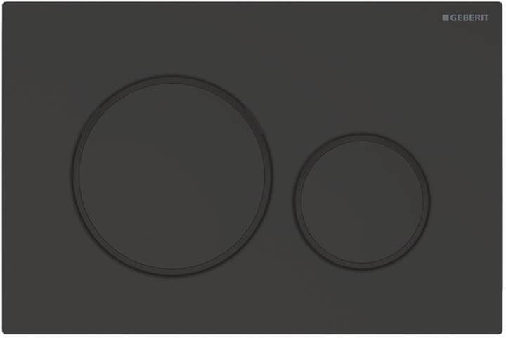 Смывная клавиша Geberit Sigma 20 (115.882.16.1) (матовый черный лак)
