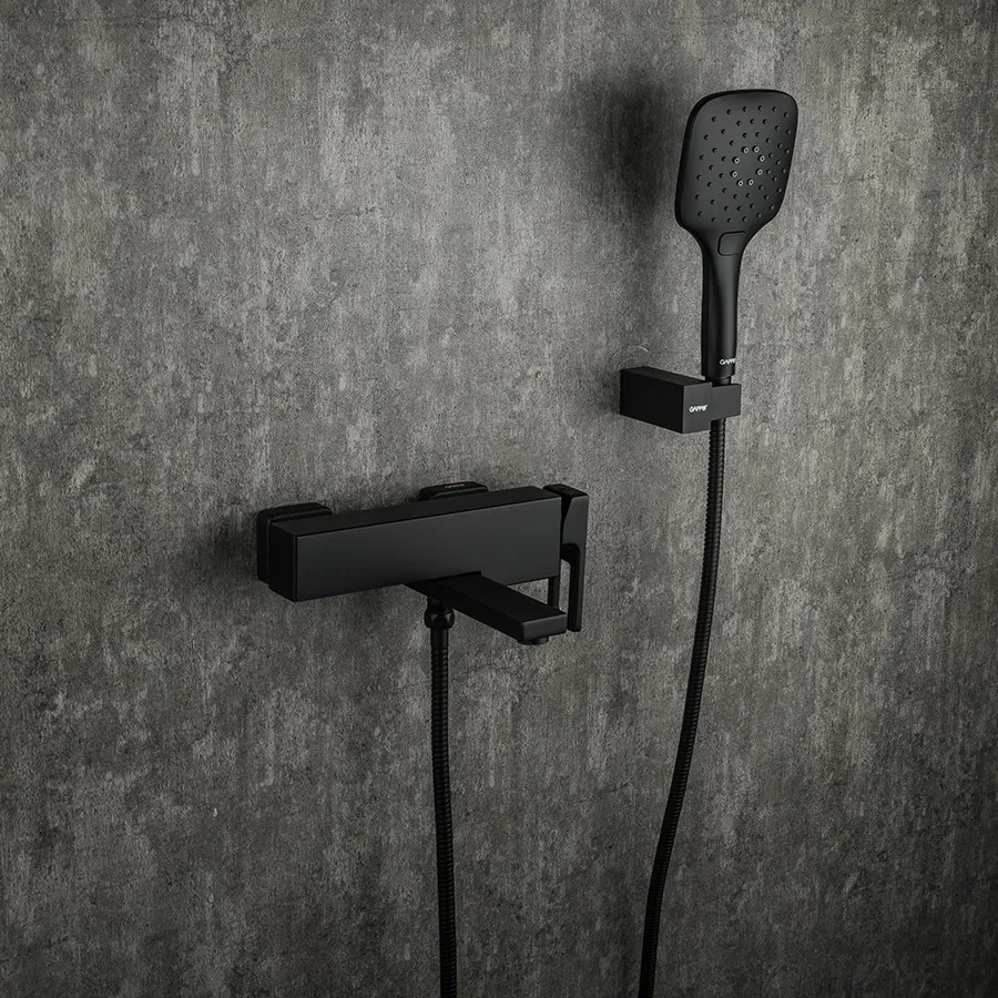 Смеситель для ванны GAPPO G3217-6, черный