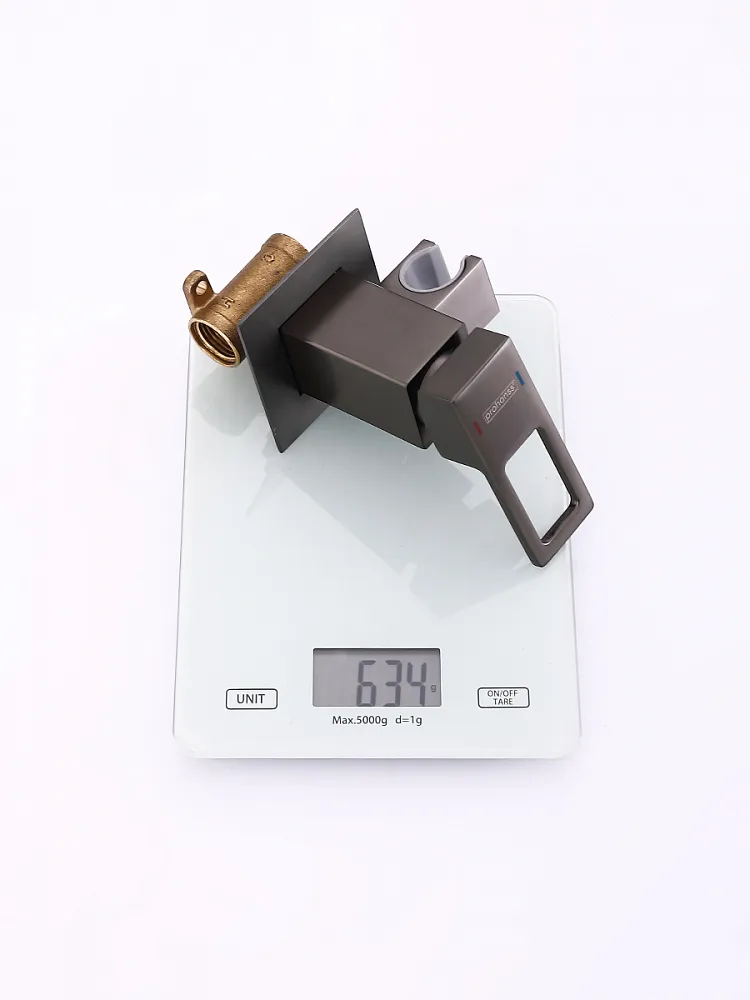 Гигиенический душ со смесителем встраиваемый Prohanss P91.52.09, графит
