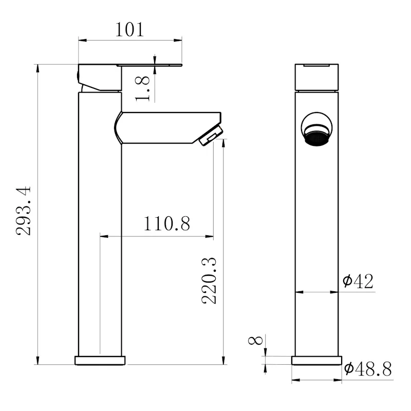 Смеситель для умывальника Fmark FS8211-2