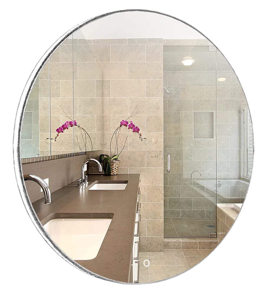 Зеркало SILVER MIRRORS D650 сенсорный выключатель Плаза (ФР-1537)