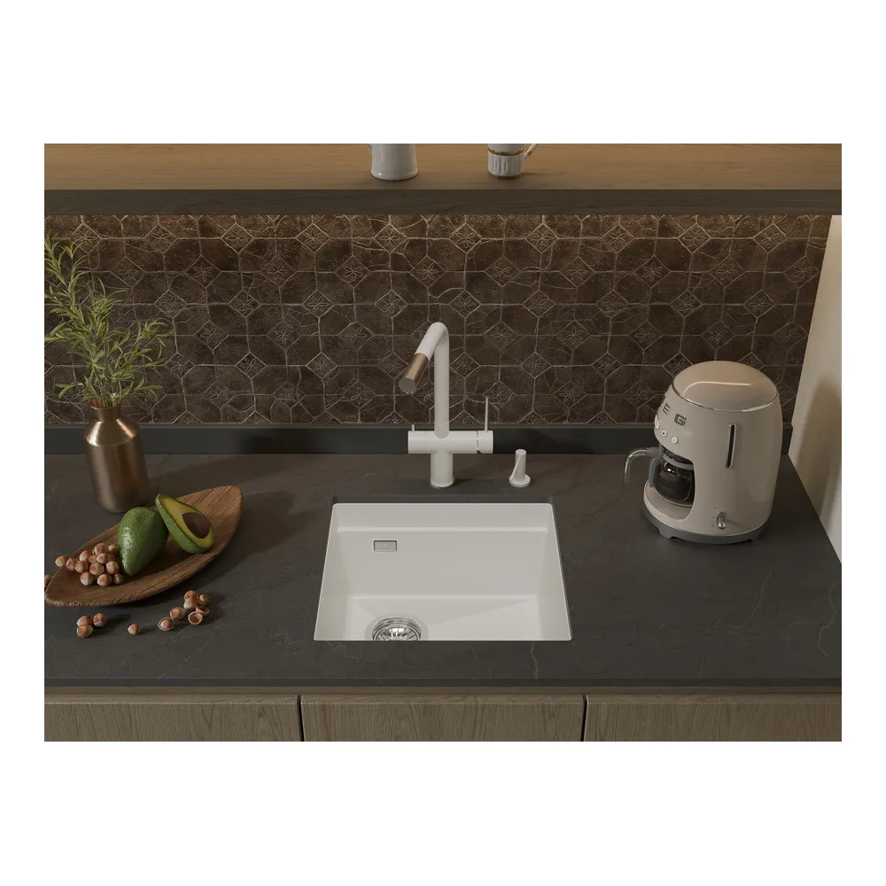 Кухонная мойка Rivelato LINO LN-454-L, иней