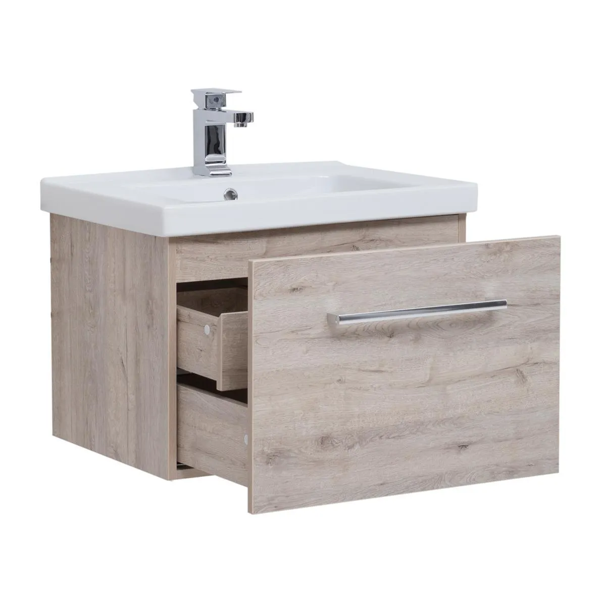 Тумба под раковину подвесная Dreja Big Inn 65 см, дуб кантри