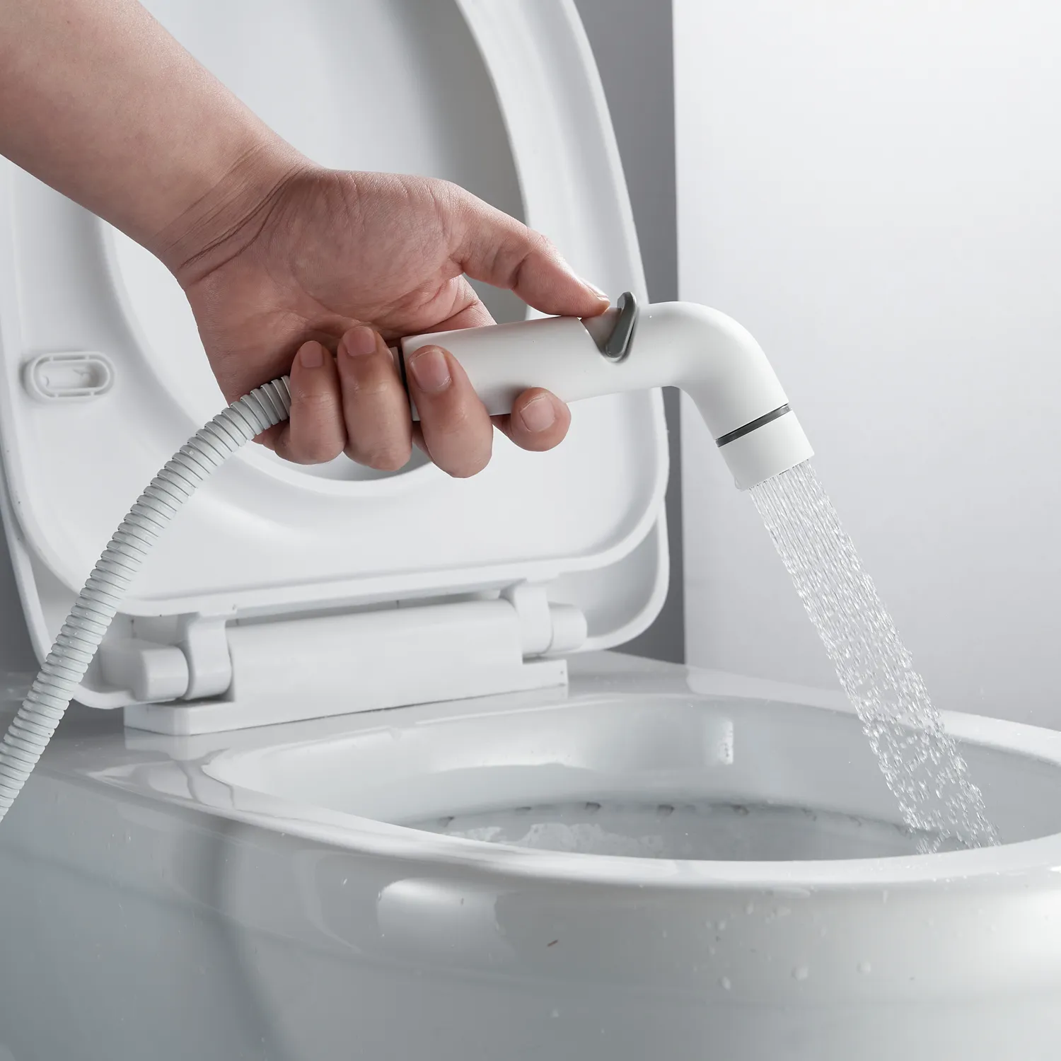 Гигиенический душ со смесителем Shevanik S4705C-1, белый