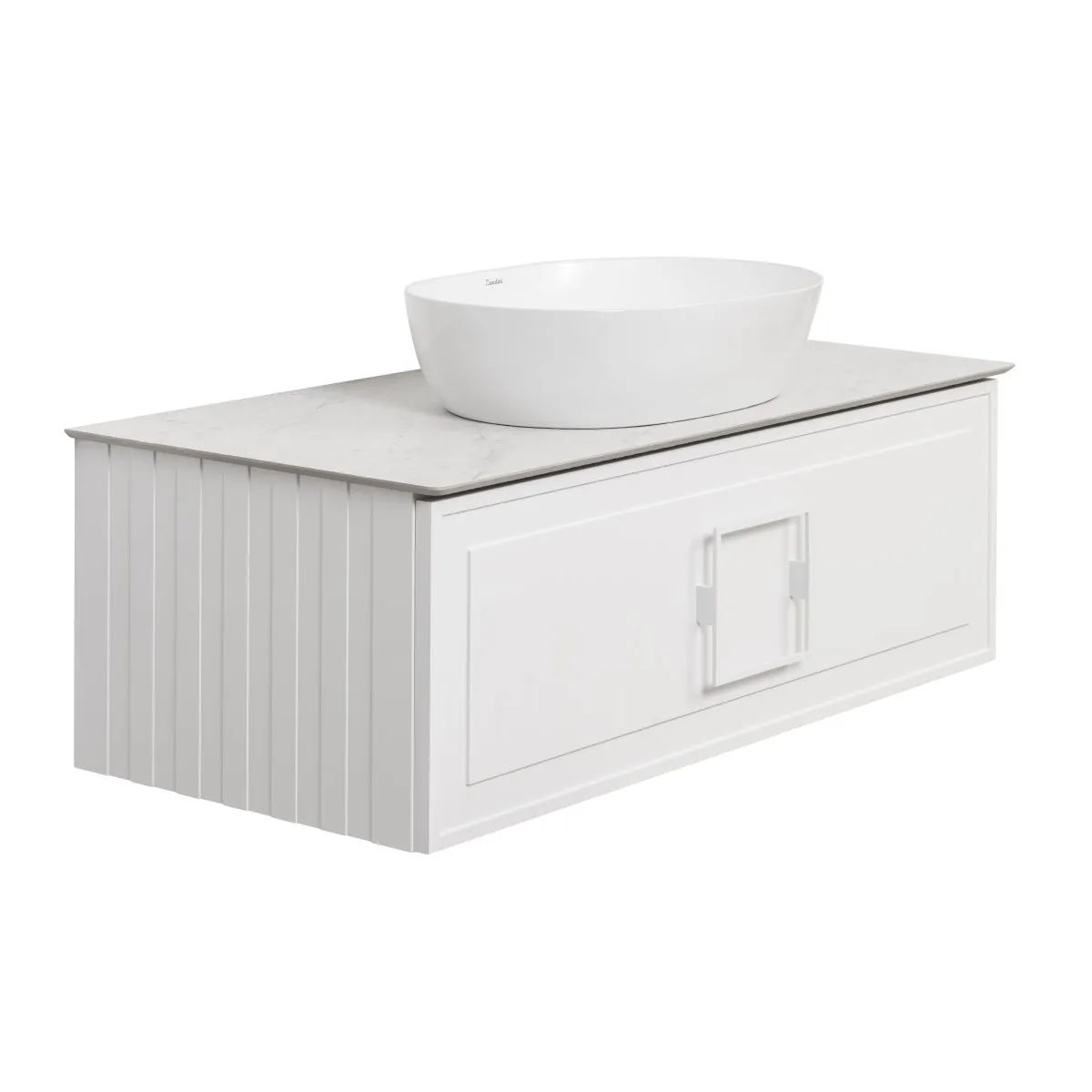 Тумба под раковину подвесная La Fenice Cubo FNC-01-CUB-B-90, белая