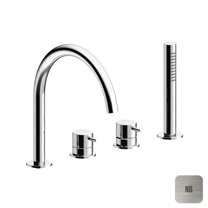 Смеситель для ванны и душа Almar никель брашированный (Brushed Nickel) (E214006.NB)