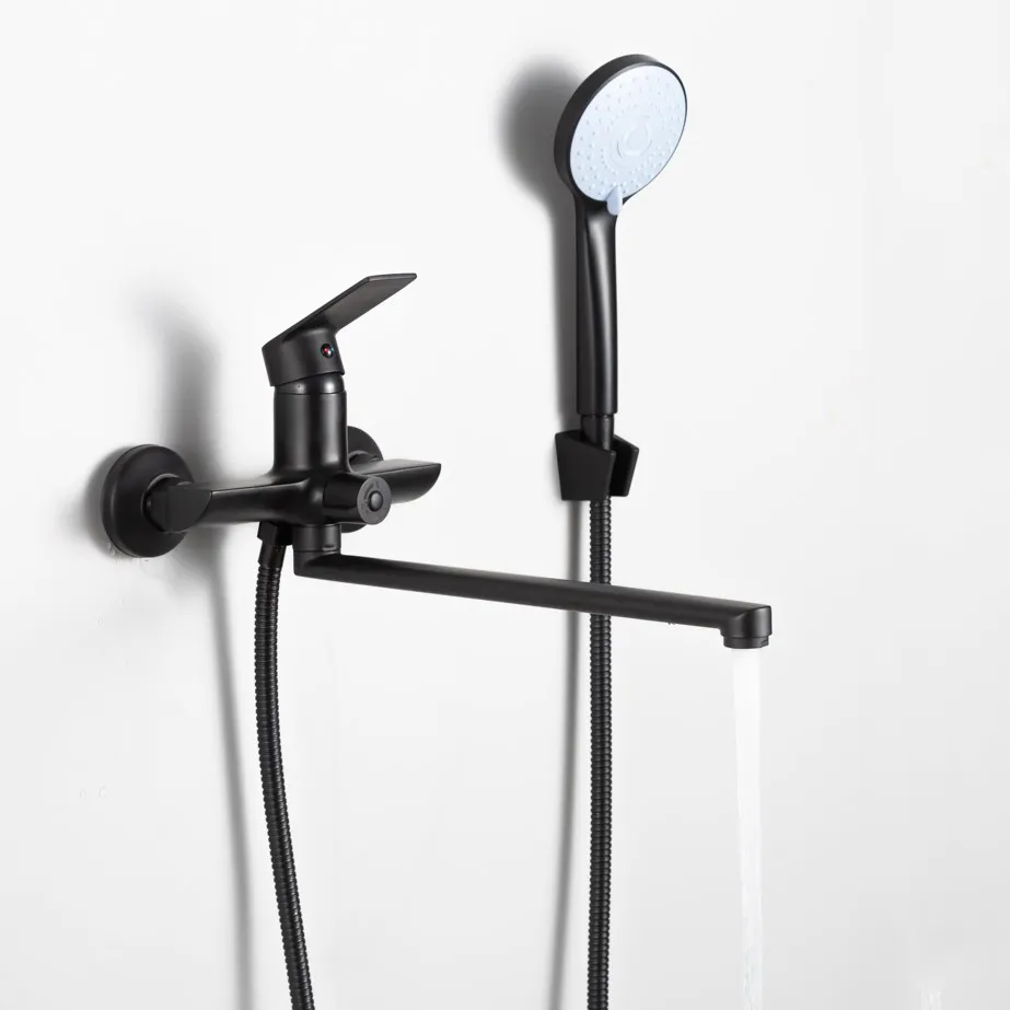 Смеситель для ванны FRUD R22158-6, черный