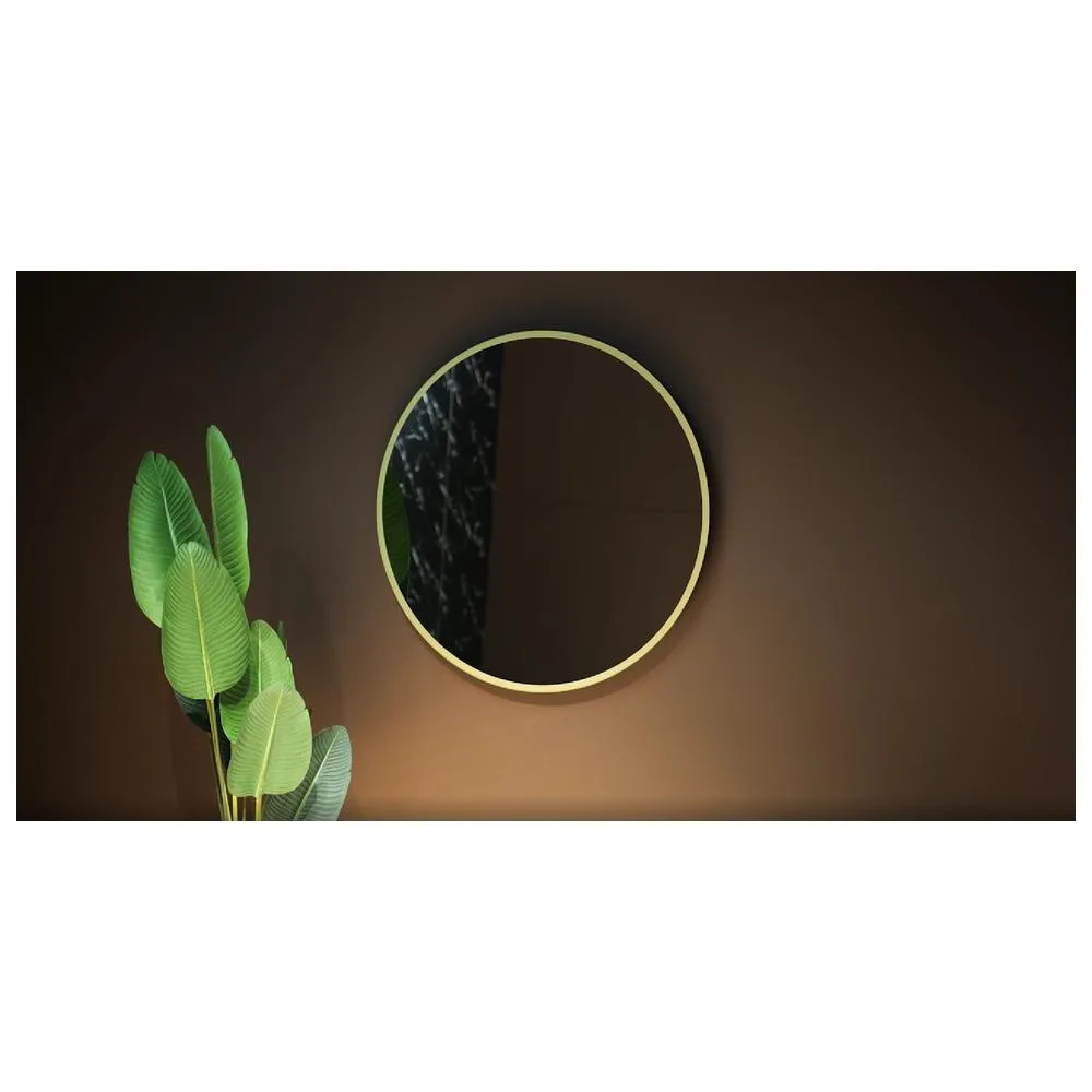 Зеркало Silver Mirrors Monaco-GOLD d1000 (бесконтактный сенсор, доп.упаковка)