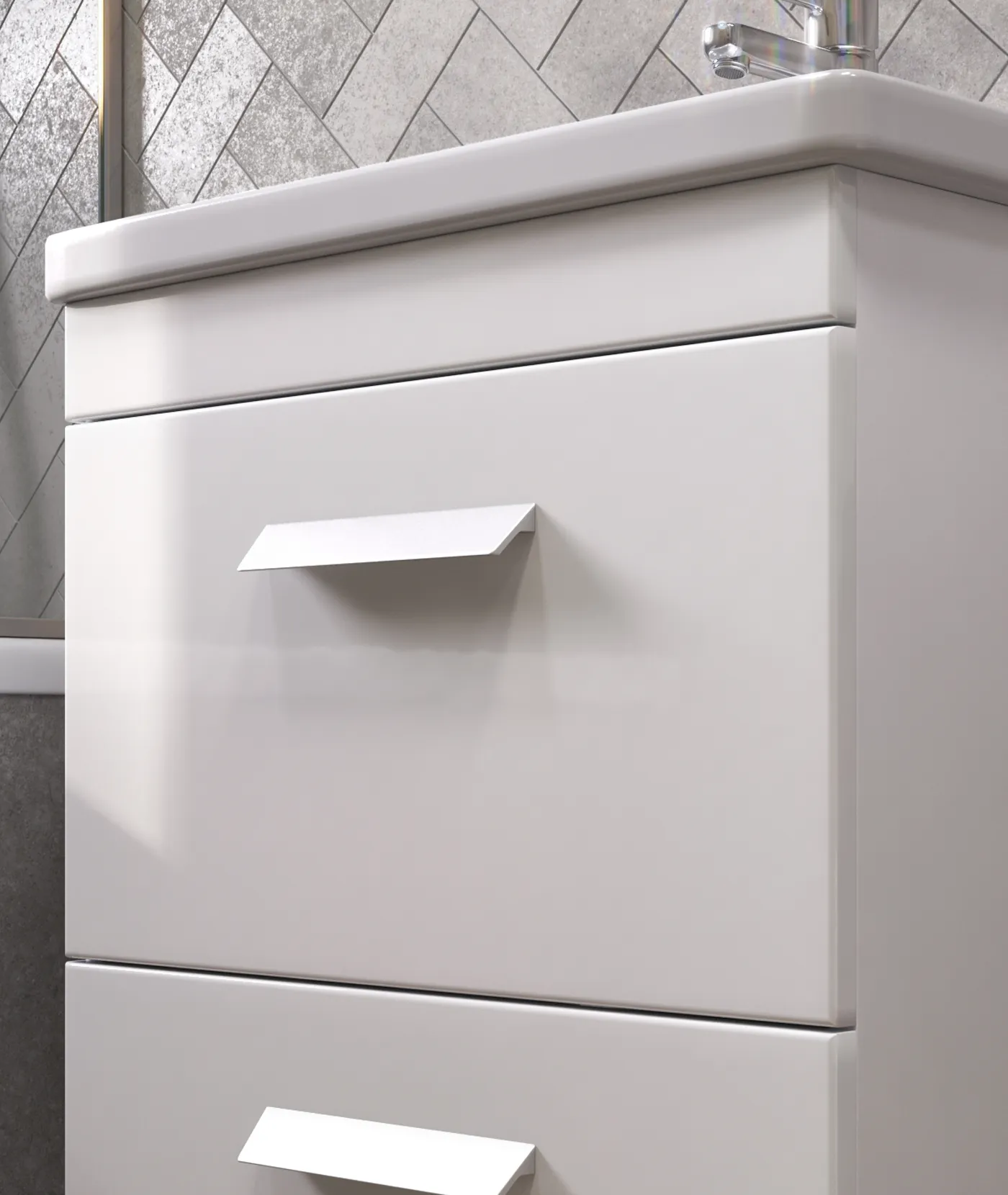 Тумба под раковину напольная VIGO Nova tn.NOV.MIR.70.2Y, 70 см