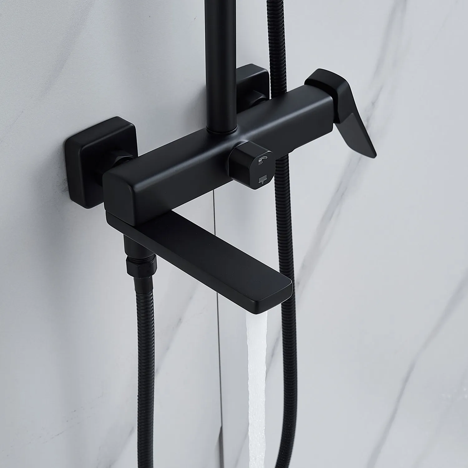 Душевая система Raffine F3699H, черный