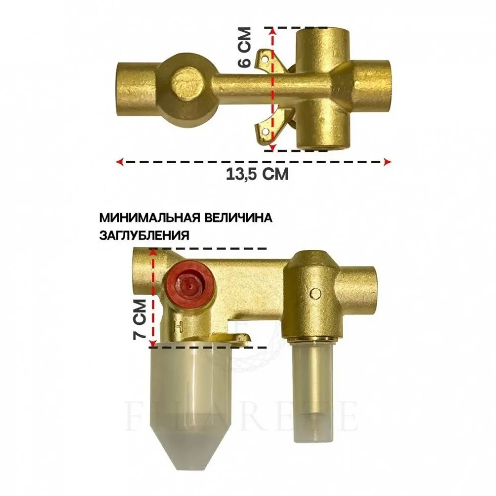 Душевая система встраиваемая FILARETE Roun FL1026BG, графит