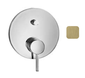 Смеситель для душа Almar Core, на 2 потребителя, High Brass Brushed PVD (E186532.HB)