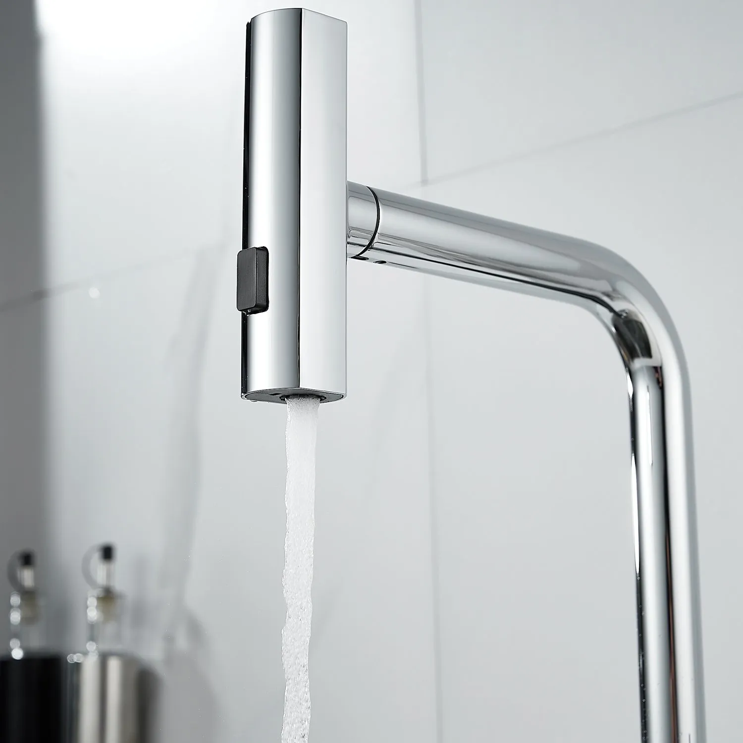 Смеситель для кухни с мультифункциональным изливом Raffine F203, хром