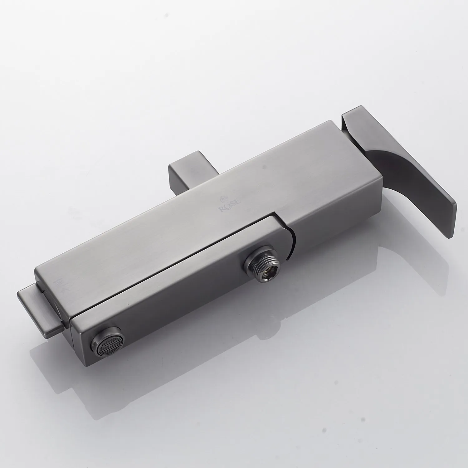 Душевая система Rose R1056T, оружейная сталь