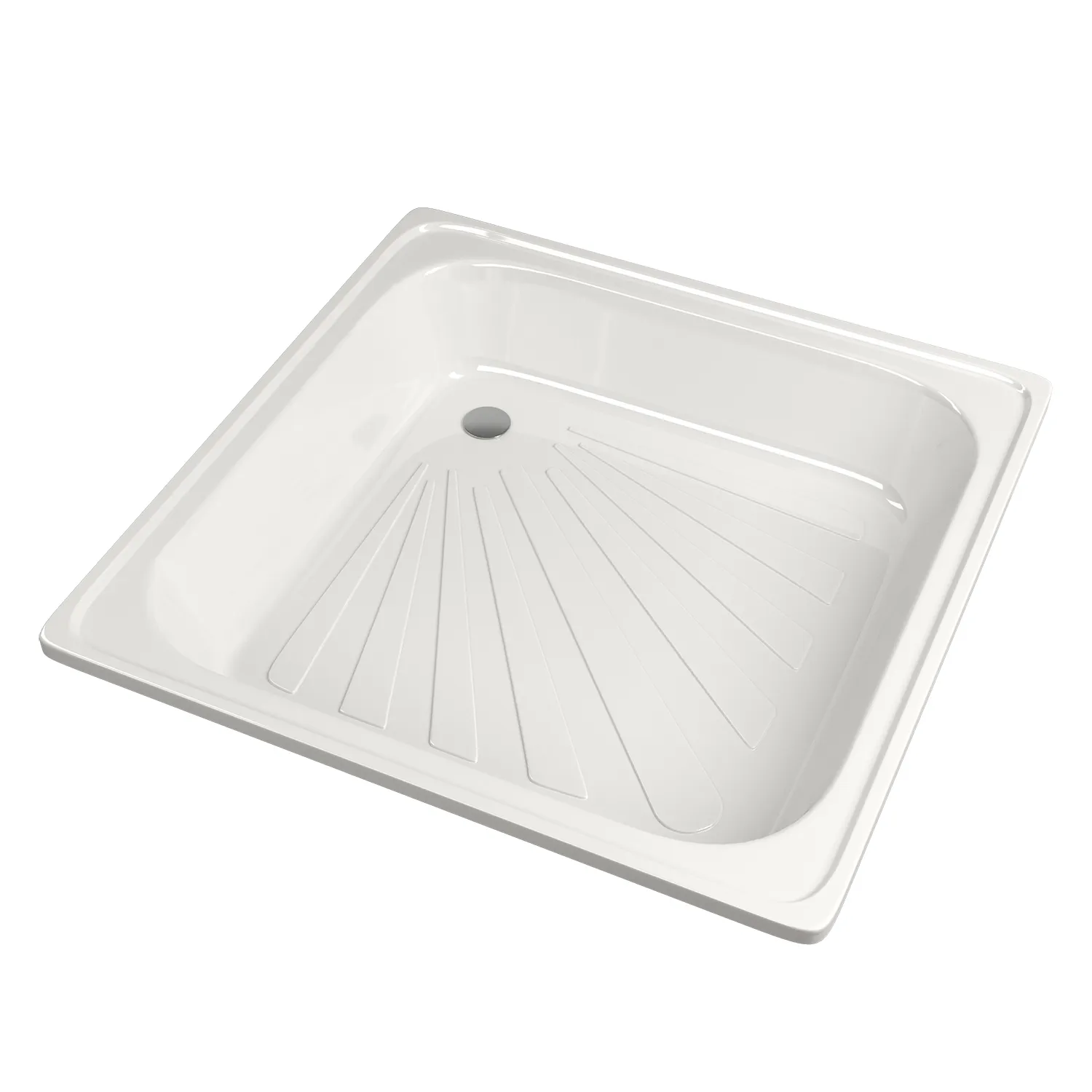 Поддон MIXLINE квадрат 0,8*0,8*0,15 стальной d 50 (526253)