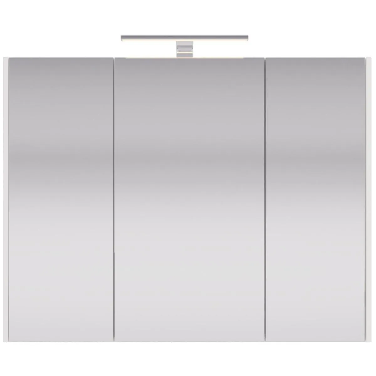 Зеркальный шкаф Dreja Prime 90 см, белый