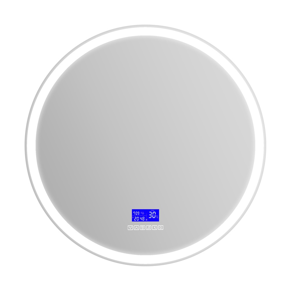 Зеркало с встроенным светильником, bluetooth, радио BelBagno 800 х 30 х 800 (SPC-RNG-800-LED-TCH-RAD)