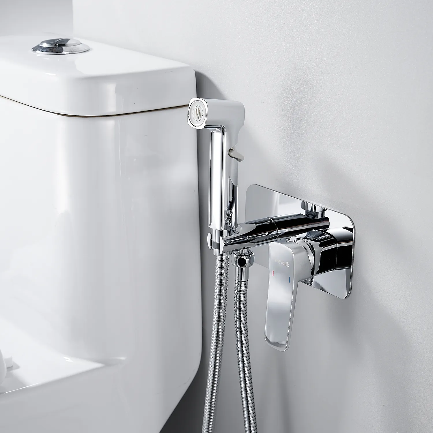 Гигиенический душ со смесителем Shevanik S9905, хром