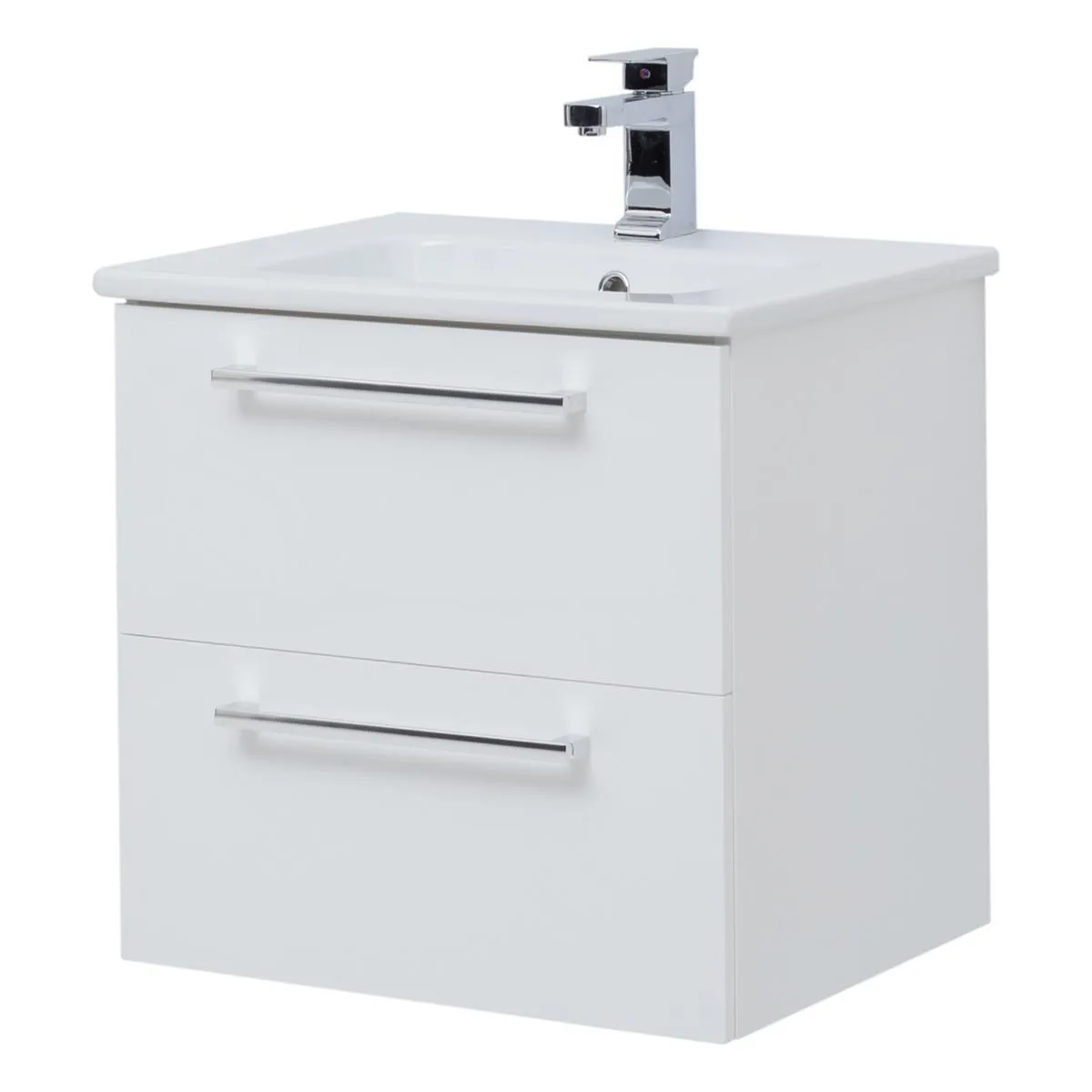 Тумба под раковину подвесная Dreja Gio 60 см, белый