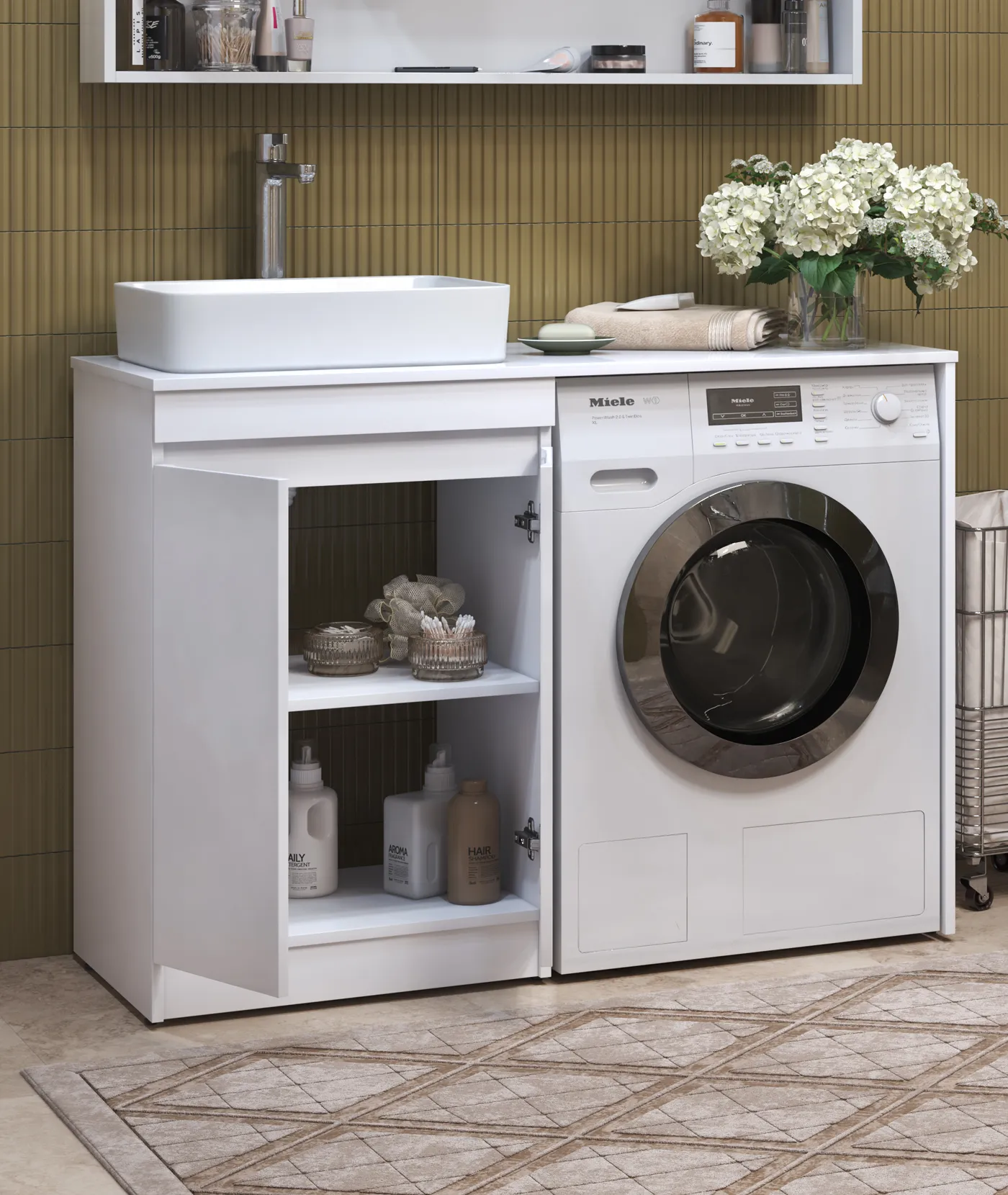 Тумба с раковиной напольная VIGO Urban tn.URB.60.2D, 60 см