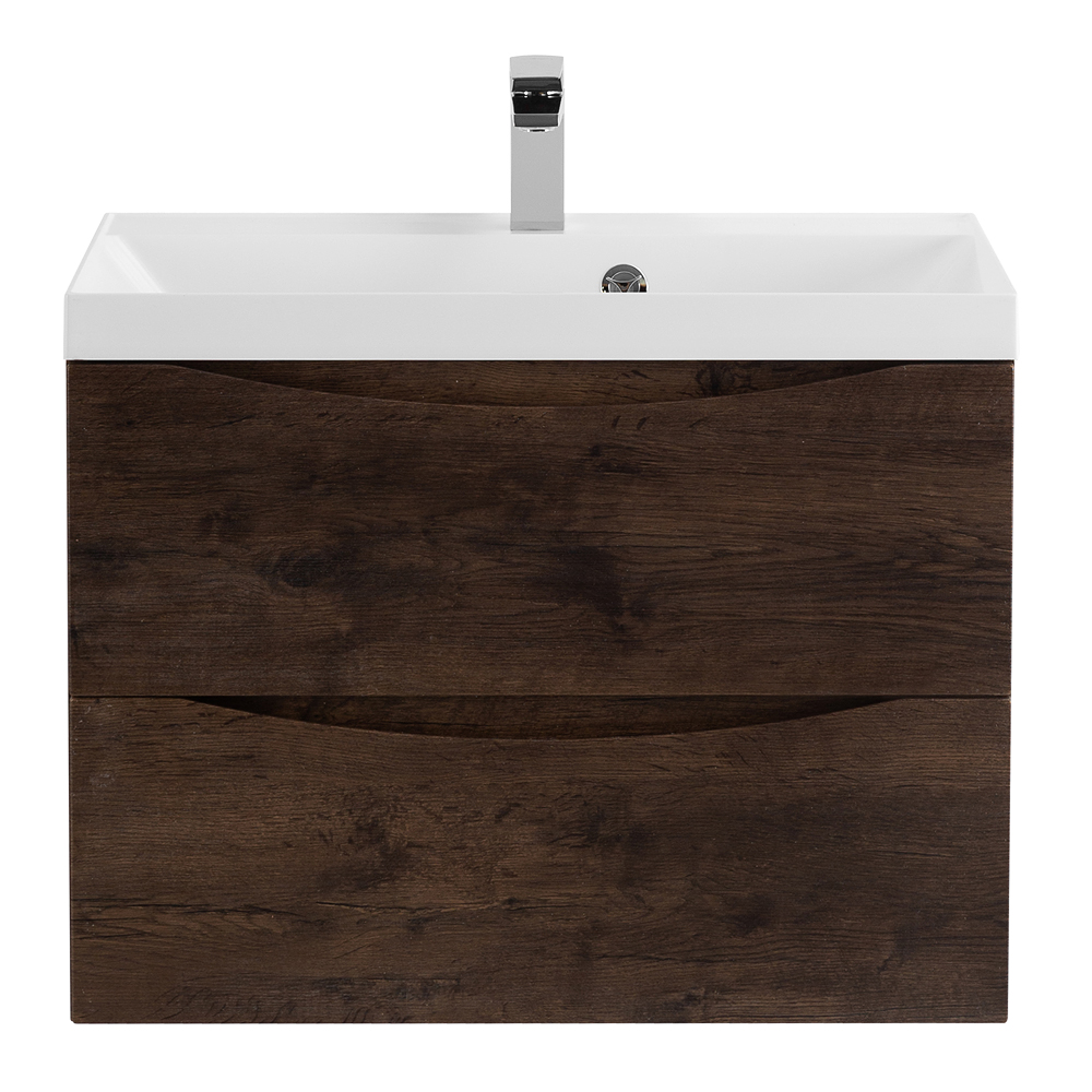 База под раковину подвесная BelBagno Marino 600х500х450 мм, Rovere Moro (MARINO-600-2C-SO-RW-P)