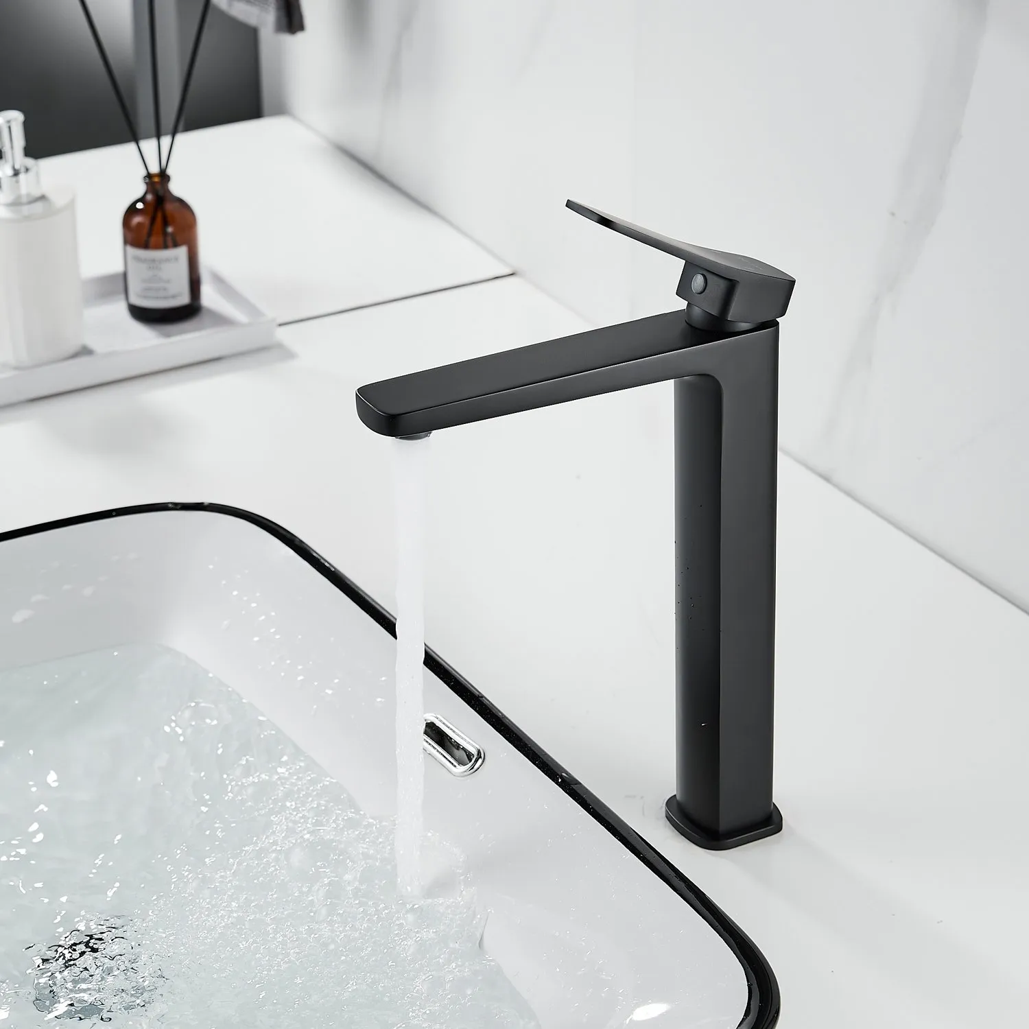 Смеситель для раковины Shevanik S9911H, черный