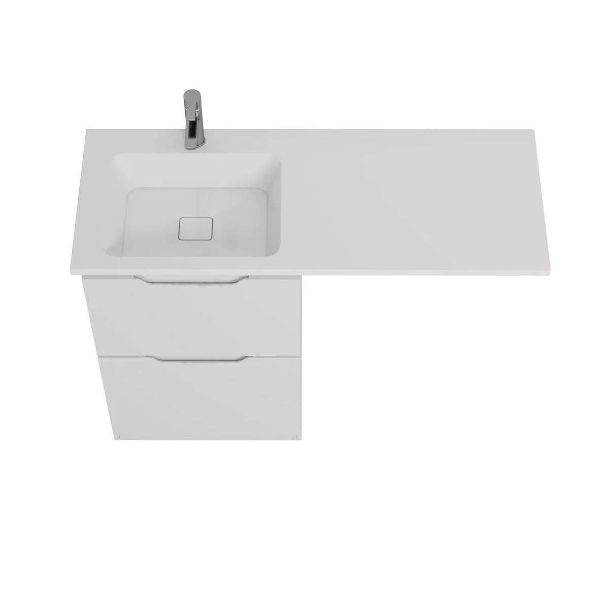 Тумба под раковину напольная Dreja Bona 60 см, белый