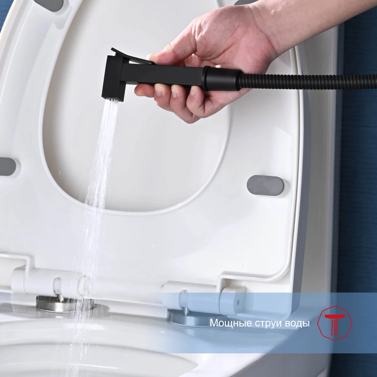 Смеситель Raglo настенный с гигиеническим душем (R01.51.06)