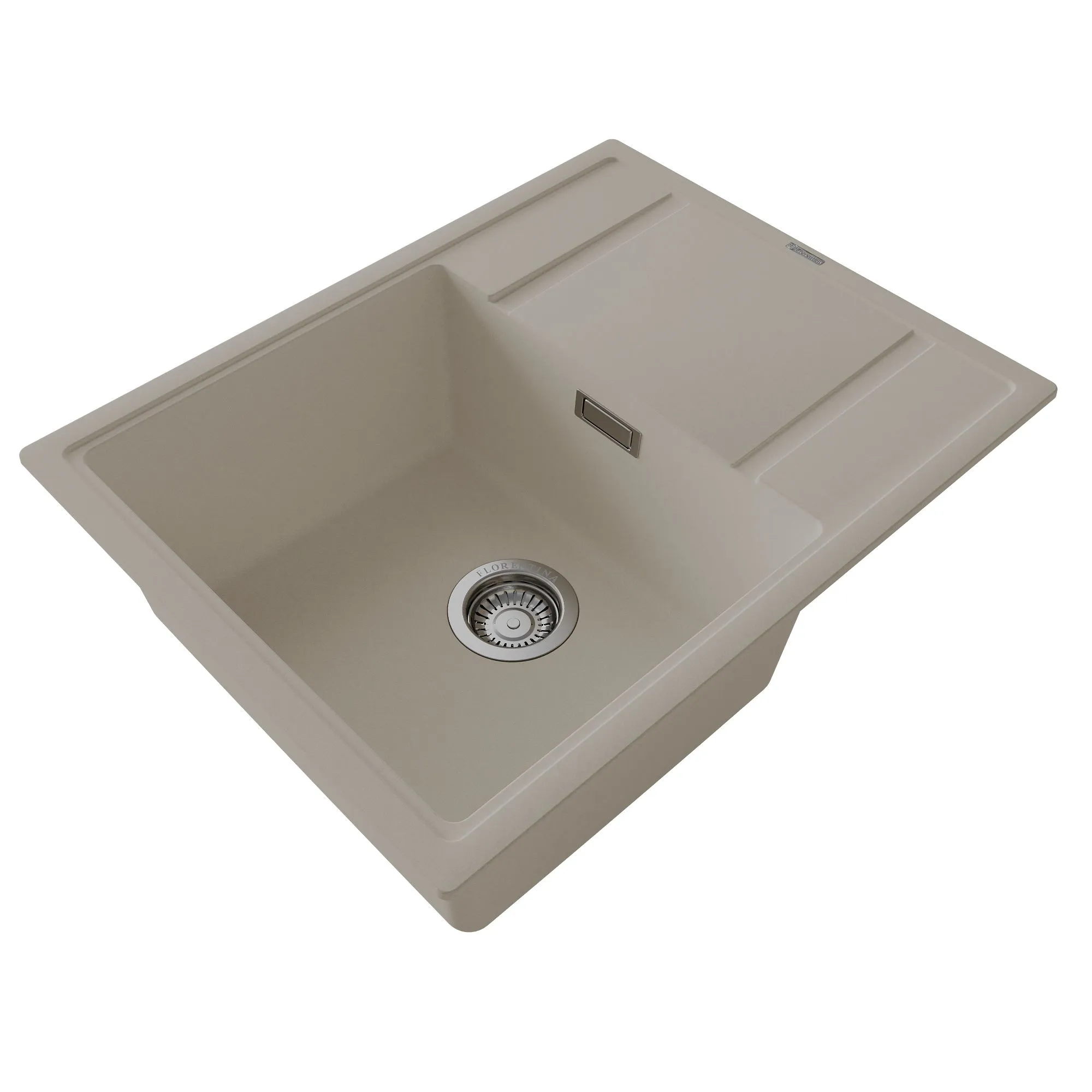 Кухонная мойка Florentina ЭСТЕЛЬ 20.520.C0650.107, песочный