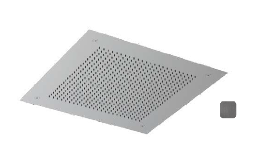 Верхний душ Almar Velvet, 380х380, Gun Metal Brushed PVD (E044279.GM)