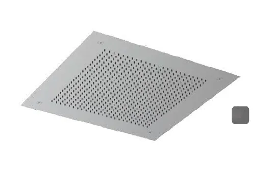 Верхний душ Almar Velvet, 380х380, Gun Metal Brushed PVD (E044279.GM)