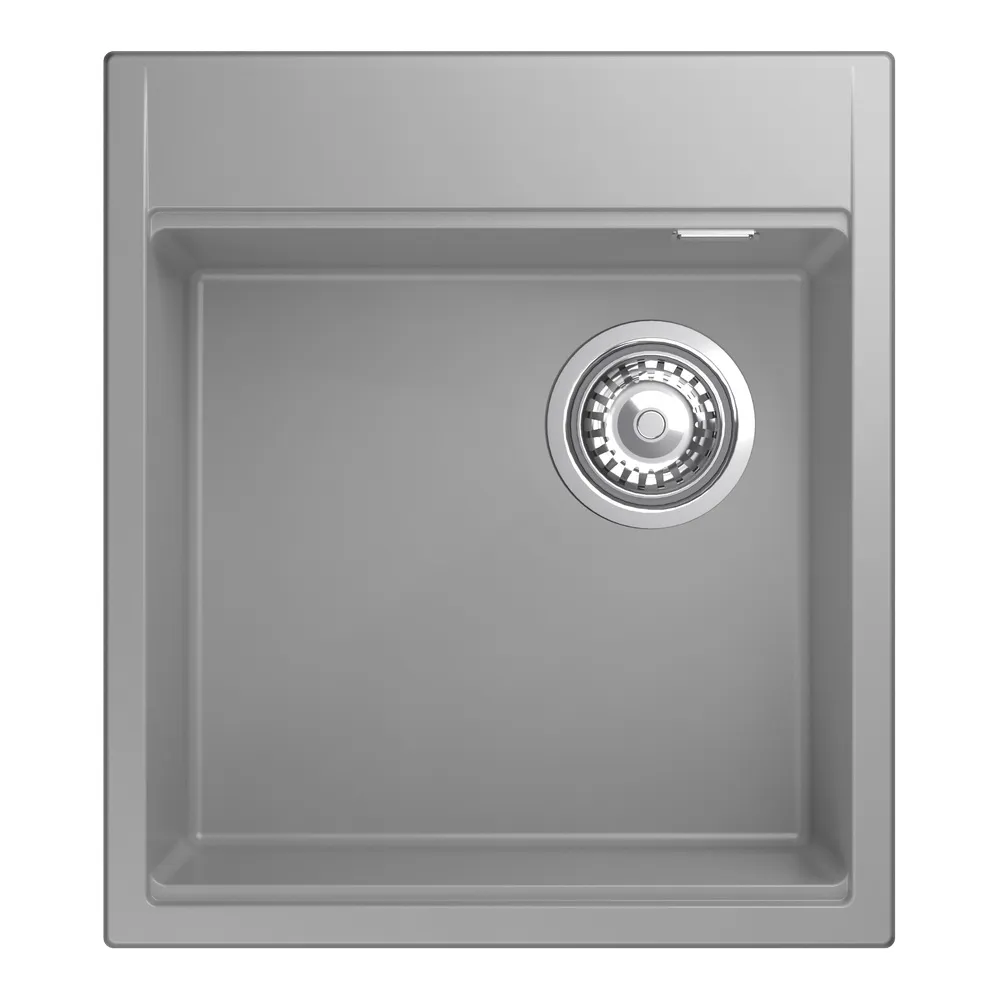 Кухонная мойка Rivelato TESORO TR-455-R, серый металлик