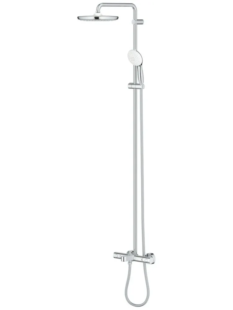 Душевая система GROHE Tempesta System 250 поворотная с термостатом, с изливом (26672001)