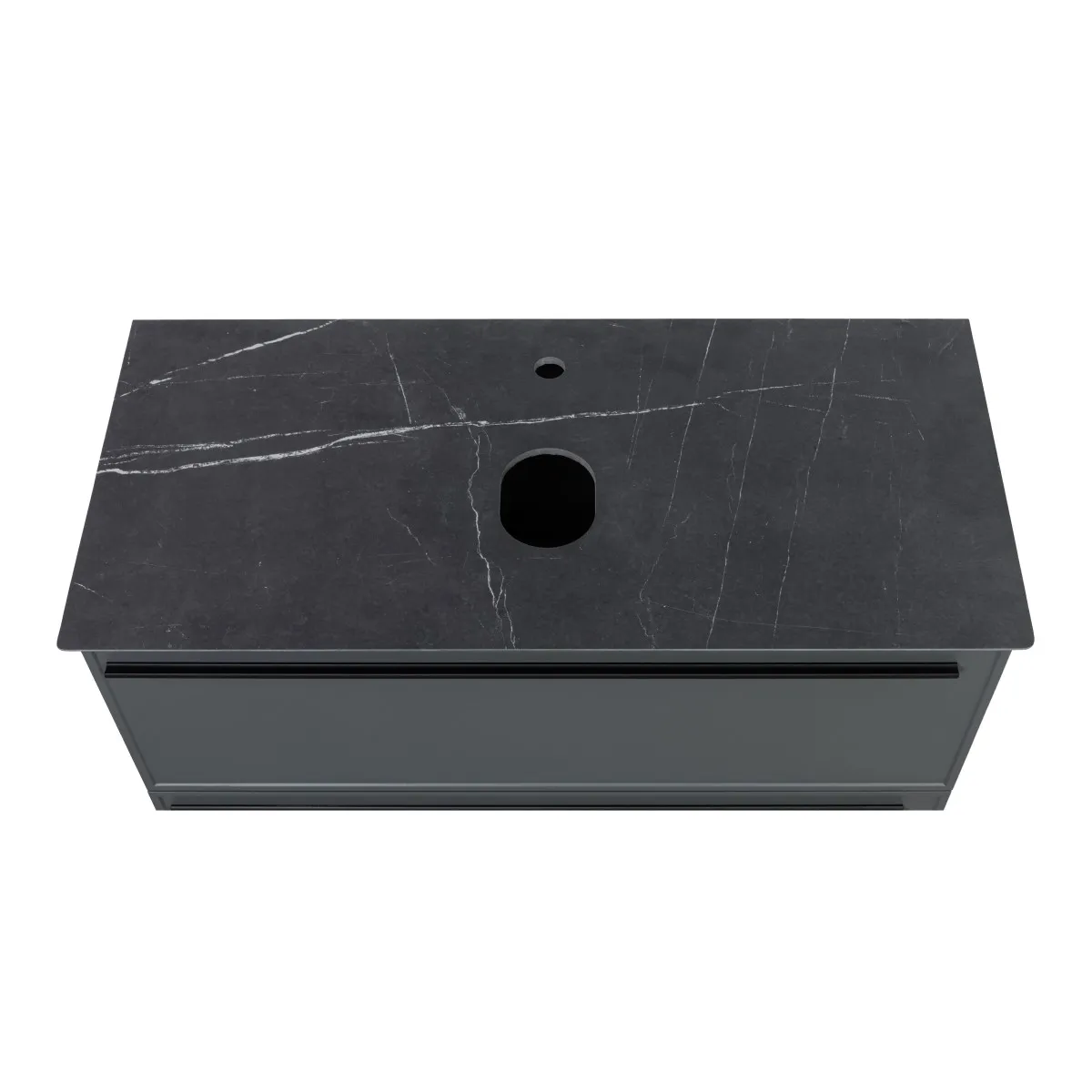 Столешница  La Fenice Granite Black Olive Light Lappato 100 см, черная