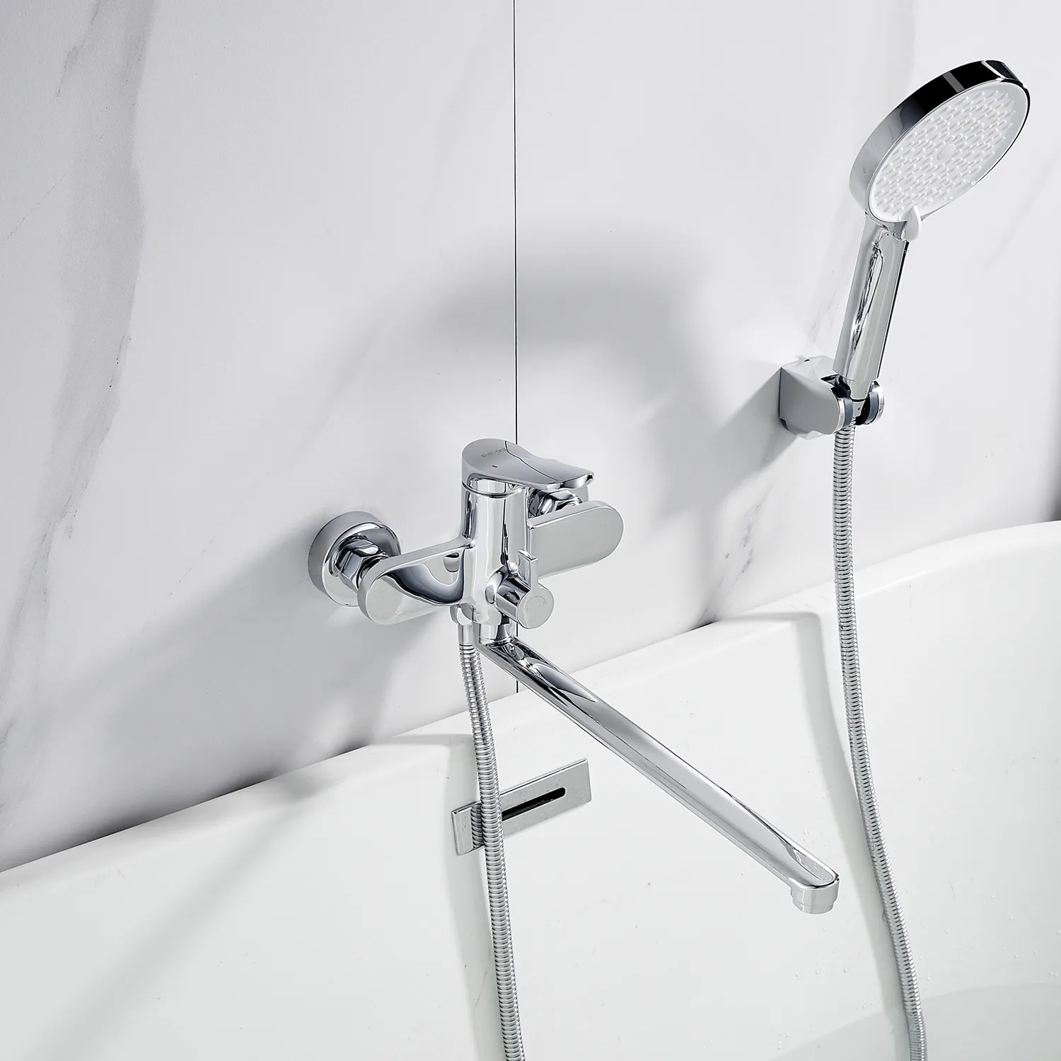 Смеситель для ванны Shevanik S4322, хром