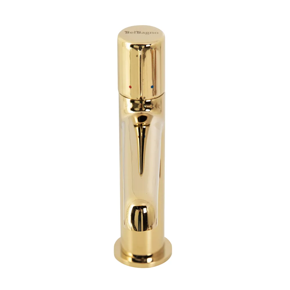 Смеситель для раковины BelBagno Uno, золото (UNO-LVM-ORO)