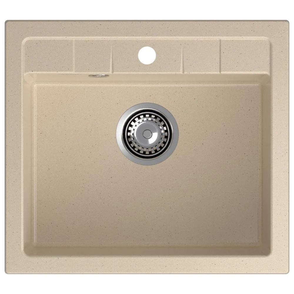 Кухонная мойка GranFest QUADRO 561, кашемир