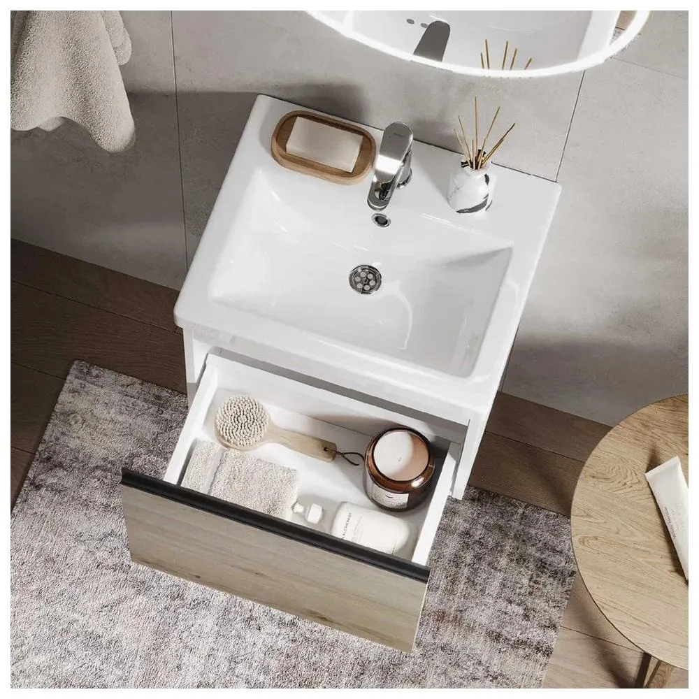 Тумба с раковиной напольная VIGO Cross 402-com, 50 см