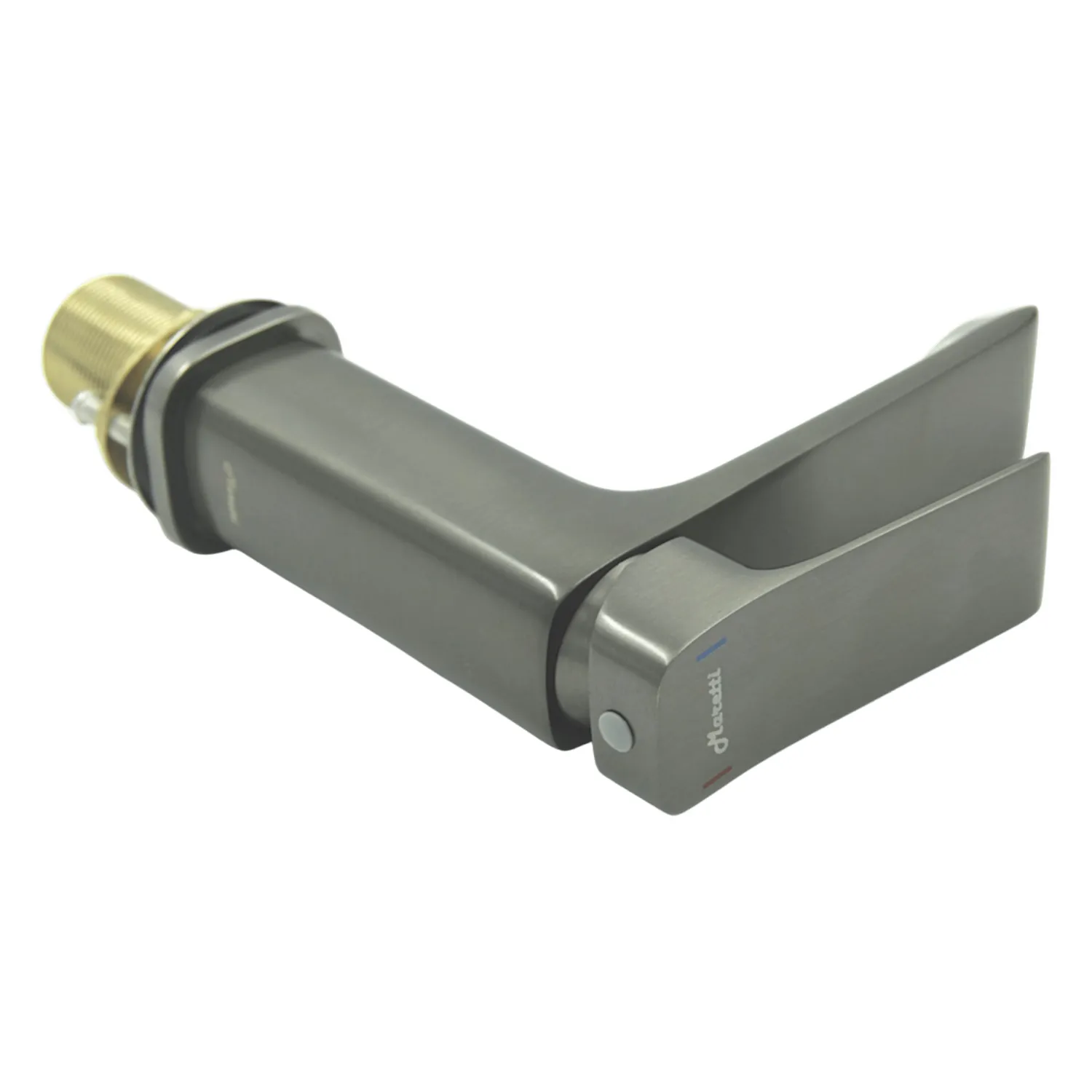 Смеситель для раковины Maretti Alessia AS32RF792, оружейная сталь