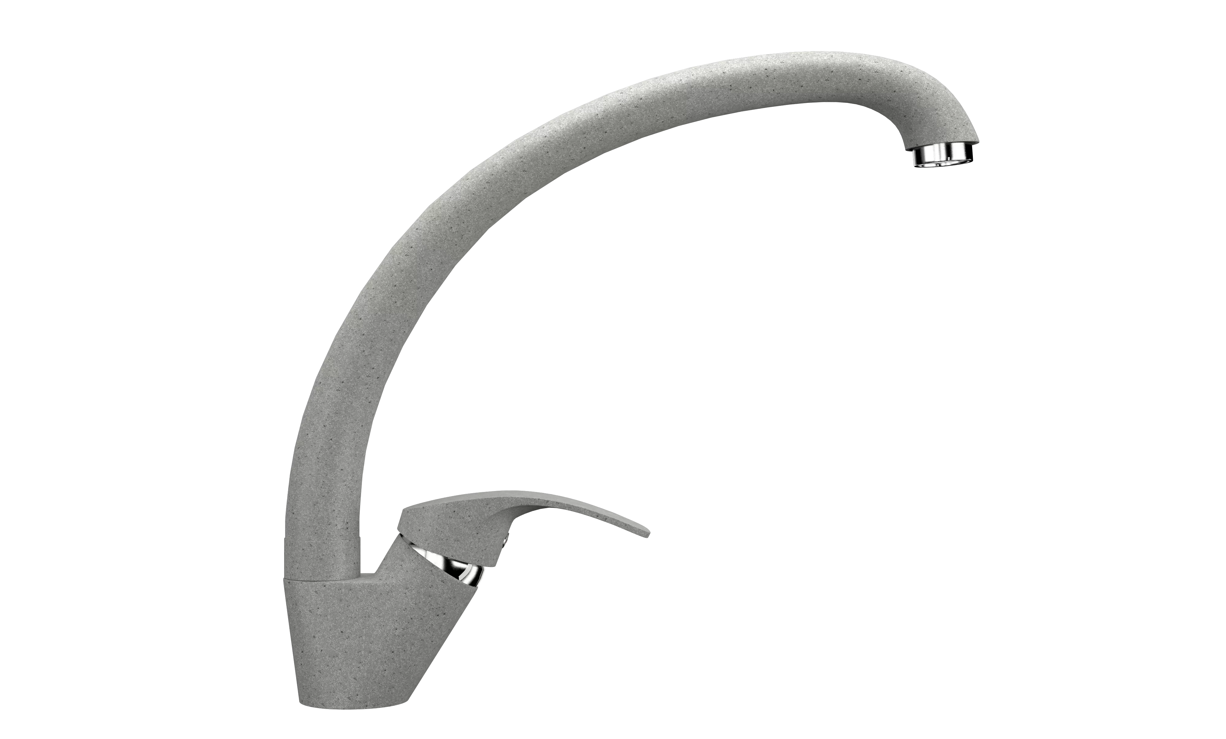 Смеситель для кухни ULGRAN Classic серый (U-007-310)