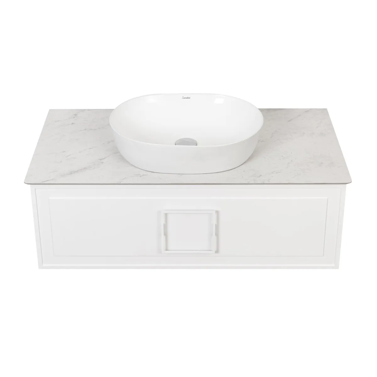 Тумба под раковину подвесная La Fenice Cubo FNC-01-CUB-B-100, белая