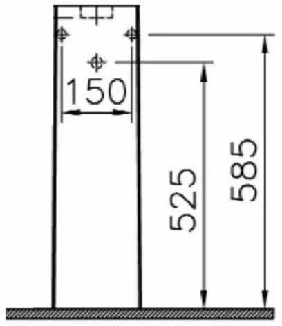 6936B003-7035 Пьедестал Vitra