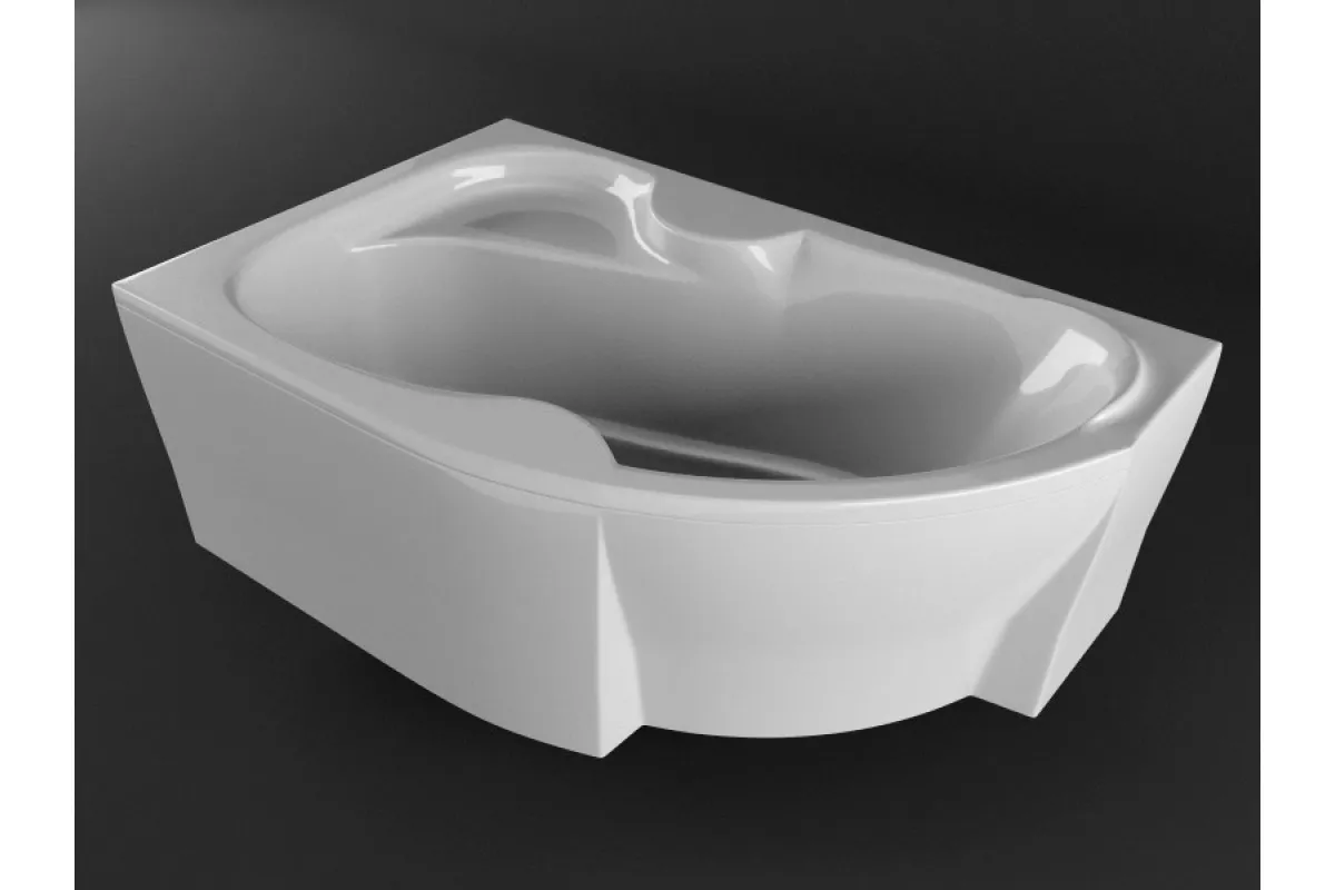 Ванна акриловая левосторонняя Vayer Azalia Гл000006728, 170x105