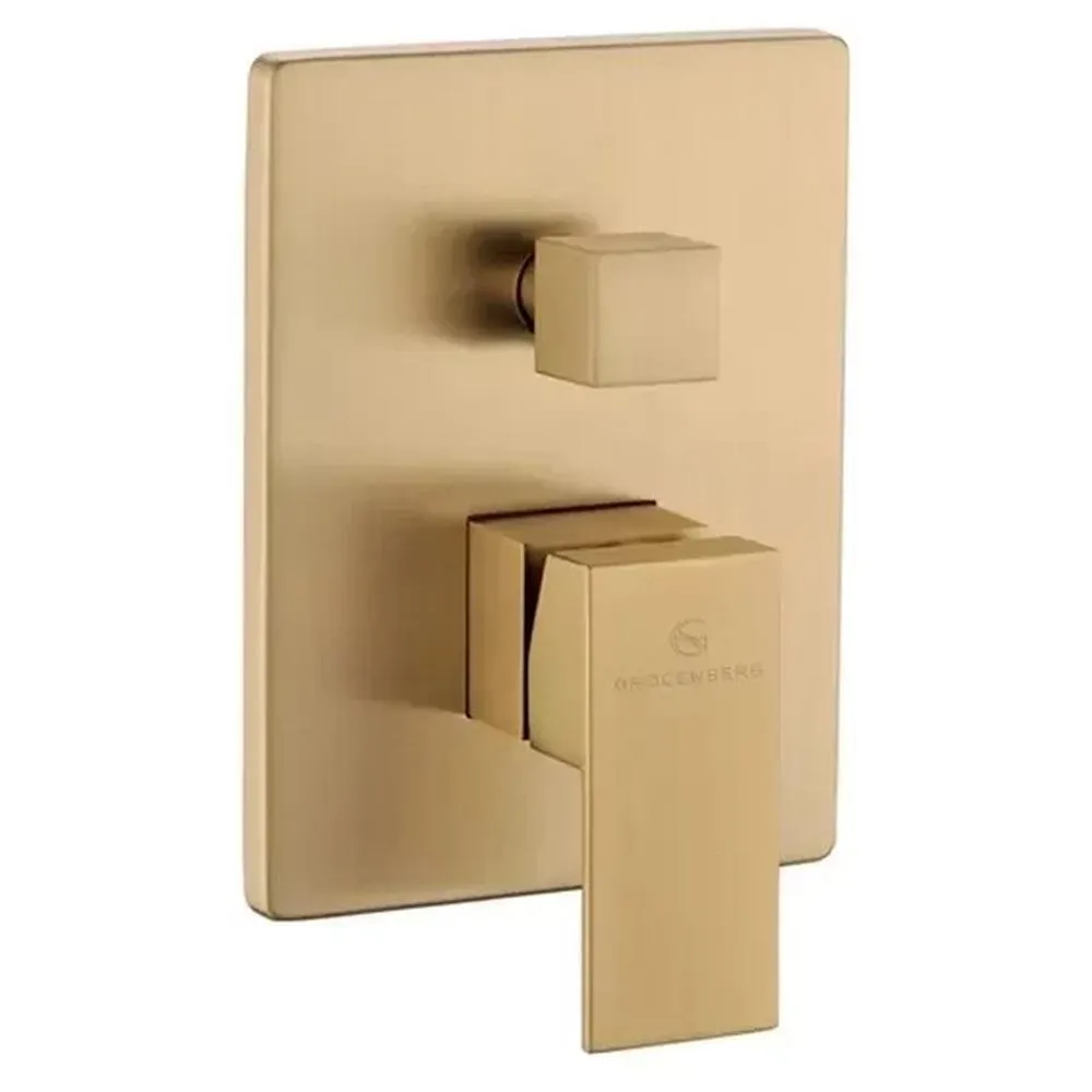 Душевая система встраиваемая Grocenberg GB5089MG-1, матовое золото