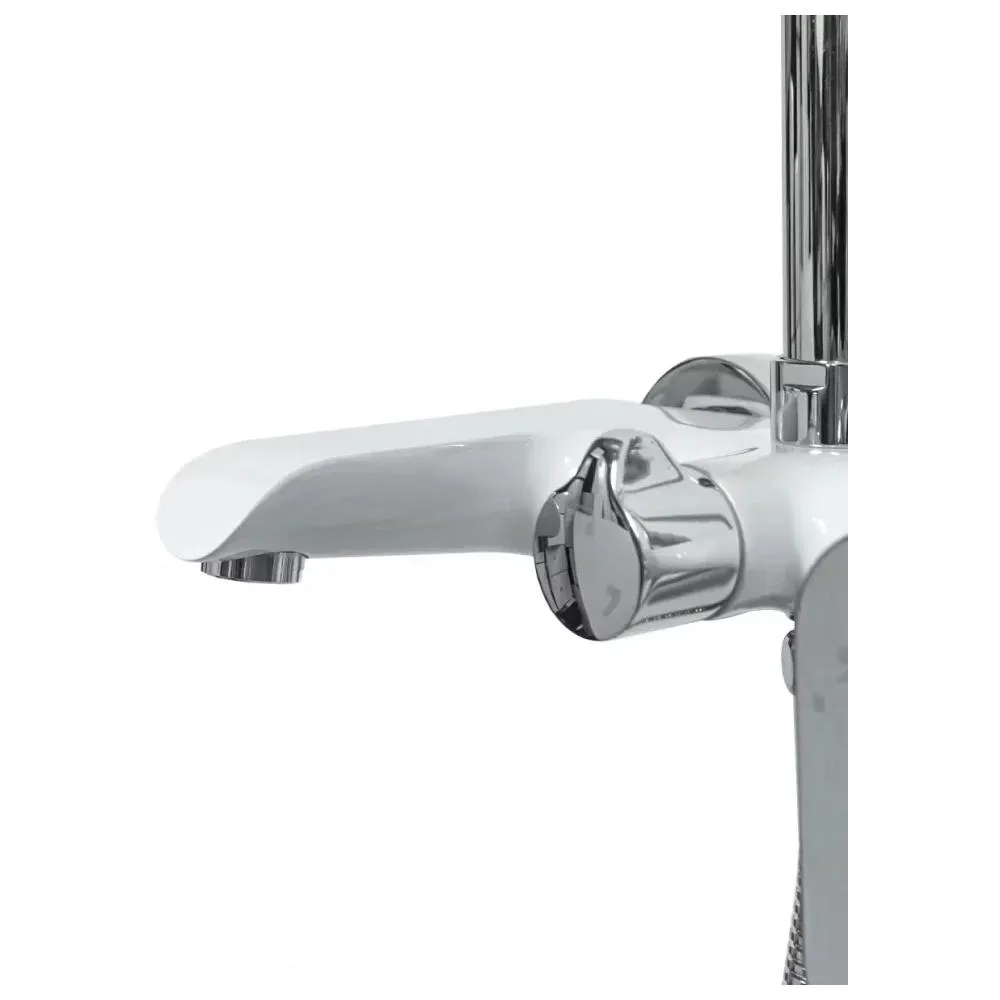 Душевая система Grocenberg GB7010WC, белый/хром